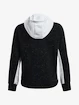 Sweat-shirt pour femme Under Armour  Rival + FZ Hoodie-BLK