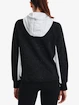 Sweat-shirt pour femme Under Armour  Rival + FZ Hoodie-BLK