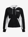 Sweat-shirt pour femme Under Armour  Rival + FZ Hoodie-BLK