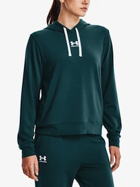 Sweat-shirt pour femme Under Armour Rival Terry Hoodie-GRN