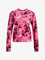 Sweat-shirt pour femme Under Armour  Rival Terry Print Crew-PNK