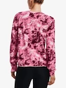 Sweat-shirt pour femme Under Armour  Rival Terry Print Crew-PNK