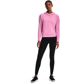 Sweat-shirt pour femme Under Armour Rival Terry Taped Hoodie Planet Pink