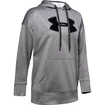 Sweat-shirt pour femme Under Armour  Synthetic Fleece Chenille Logo PO Hooodie grey