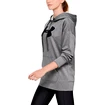 Sweat-shirt pour femme Under Armour  Synthetic Fleece Chenille Logo PO Hooodie grey