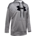 Sweat-shirt pour femme Under Armour  Synthetic Fleece Chenille Logo PO Hooodie grey