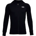 Sweat-shirt pour garçon Under Armour  RIVAL COTTON FZ HOODIE black S