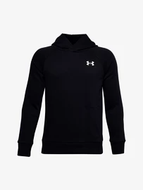 Sweat-shirt pour garçon Under Armour RIVAL COTTON HOODIE black