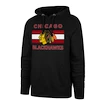 Sweat-shirt pour homme 47 Brand  NHL Chicago Blackhawks BURNSIDE Pullover Hood M