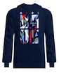 Sweat-shirt pour homme BIDI BADU  New York 2024 Logo Chill Hoody Dark Blue/Red