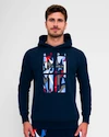 Sweat-shirt pour homme BIDI BADU  New York 2024 Logo Chill Hoody Dark Blue/Red