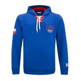 Sweat-shirt pour homme CCM FLAG HOODIE TEAM CZECH Collegiate Royal