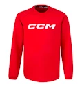 Sweat-shirt pour homme CCM  LOCKER ROOM Sweather Red