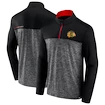 Sweat-shirt pour homme Fanatics  Mens Iconic Defender 1/4 Zip Chicago Blackhawks L