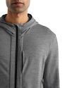 Sweat-shirt pour homme Icebreaker  Quantum III LS Zip Hoodie Metro/Black