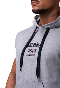 Sweat-shirt pour homme Nebbia 1965 Golden Era hoodie ragtop 197 light grey XXL