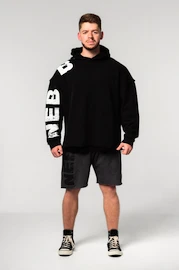 Sweat-shirt pour homme Nebbia Oversized Pullover Hoodie NO BS Black