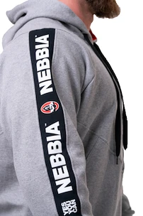 Sweat-shirt pour homme Nebbia  Unlock the Champion hoodie 194 light grey