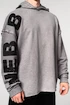 Sweat-shirt pour homme Nebbia  Washed-off Oversized Pullover Hoodie NO BS Light Grey