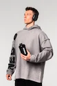 Sweat-shirt pour homme Nebbia  Washed-off Oversized Pullover Hoodie NO BS Light Grey