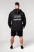 Sweat-shirt pour homme Nebbia  Washed-off Zip Up Hoodie GYM BRO Black