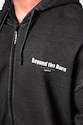 Sweat-shirt pour homme Nebbia  Washed-off Zip Up Hoodie GYM BRO Black