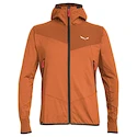 Sweat-shirt pour homme Salewa  Agner Hybrid PL/DST M FZ Hdy Bombay Brown Melange/0910