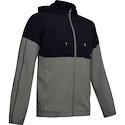 Sweat-shirt pour homme Under Armour  Athlete Recovery Woven Warm Up Top green