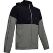 Sweat-shirt pour homme Under Armour  Athlete Recovery Woven Warm Up Top green S