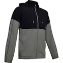 Sweat-shirt pour homme Under Armour  Athlete Recovery Woven Warm Up Top green S