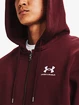 Sweat-shirt pour homme Under Armour  Essential Fleece FZ Hood-RED