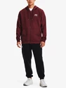 Sweat-shirt pour homme Under Armour  Essential Fleece FZ Hood-RED