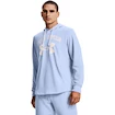 Sweat-shirt pour homme Under Armour  RIVAL TERRY BIG LOGO HD Isotope Blue