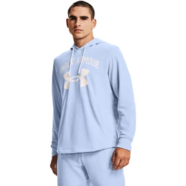 Sweat-shirt pour homme Under Armour RIVAL TERRY BIG LOGO HD Isotope Blue