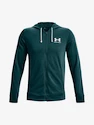 Sweat-shirt pour homme Under Armour  Rival Terry LC FZ-GRN