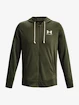 Sweat-shirt pour homme Under Armour  Rival Terry LC FZ-GRN