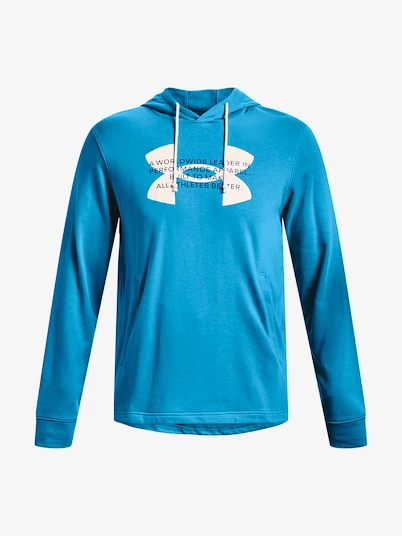 Sweat shirt pour homme Under Armour Rival Terry Logo Hoodie BLU