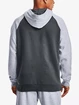 Sweat-shirt pour homme Under Armour  Rival WM Colorblock HD-GRY