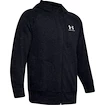 Sweat-shirt pour homme Under Armour  SPECKLED FLEECE FZ HOODIE-BLK