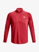 Sweat-shirt pour homme Under Armour  STREAKER HALF ZIP-RED