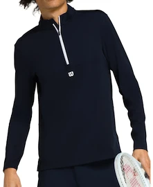 Sweat-shirt pour homme Wilson M Elevate Performance 1/2 Zip Navy