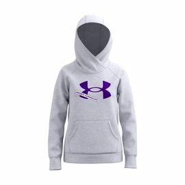 Sweat-shirt pour jeune fille Under Armour Rival Fleece Logo Hoodie-GRY