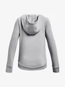 Sweat-shirt pour jeune fille Under Armour  Rival Fleece LU FZ Hoodie-GRY