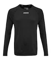 T-shirt de compression CCM  LS Premium Training Tee Black Senior