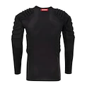 T-shirt de compression CCM  Padded Goalie LS Black Senior