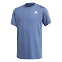 T-shirt pour enfant adidas  B Club 3STR Tee Blue 128 cm