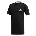 T-shirt pour enfant adidas  B Escouade Tee Black 128 cm