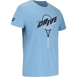 T-shirt pour enfant Babolat  Drive Cotton Tee Jr Drive Heritage Blue