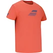 T-shirt pour enfant Babolat  Exercise Cotton Tee Boy Hot Coral