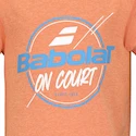 T-shirt pour enfant Babolat  Exercise Graphic Tee Boy Vibrant Orange